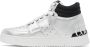 Versace Jeans Couture Zilveren Patentleren High Top Sneakers Gray Heren - Thumbnail 2