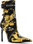 Versace Jeans Couture Zwarte Enkellaarsjes Elegante Trendy Stijl Multicolor Dames - Thumbnail 2