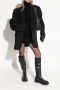 Versace Jeans Couture Zwarte enkellaarzen voor vrouwen Black Dames - Thumbnail 9