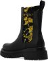 Versace Jeans Couture Zwarte enkellaarzen voor vrouwen Black Dames - Thumbnail 8