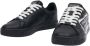 Versace Jeans Couture Zwarte Fondo Court Sneakers met Inscriptie Black Heren - Thumbnail 5