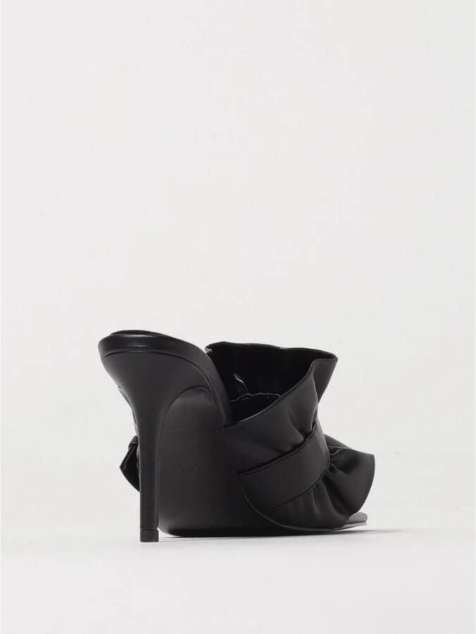 Versace Jeans Couture Sandalen met Ruches en Hoge Hak
