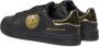 Versace Jeans Couture Zwarte leren platte schoenen met gouden details Black Heren - Thumbnail 4