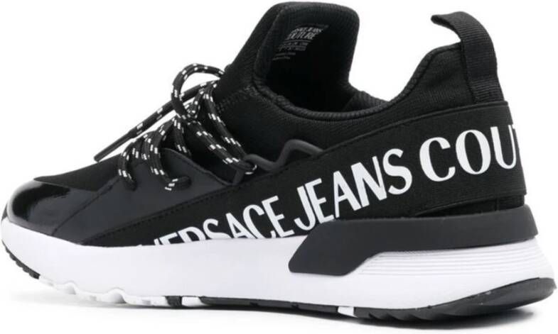 Versace Jeans Couture Zwarte Lage Sneakers