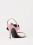Versace Jeans Couture Zwarte Sandalen met Hoge Hak van Lakleer - Thumbnail 2
