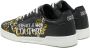 Versace Jeans Couture Zwarte leren logo sneakers Black Heren - Thumbnail 5