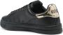 Versace Jeans Couture Zwarte leren platte schoenen met gouden details Black Heren - Thumbnail 8