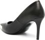 Versace Jeans Couture Minimalistische Zwarte Leren Decolletè met Gouden Detail Black Dames - Thumbnail 6