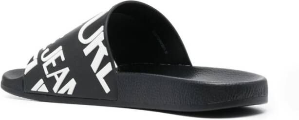 Versace Jeans Couture Zwarte sandalen met ***cv Zwart Dames