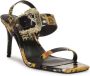 Versace Jeans Couture Zwarte sandalen voor vrouwen Aw24 Multicolor Dames - Thumbnail 8