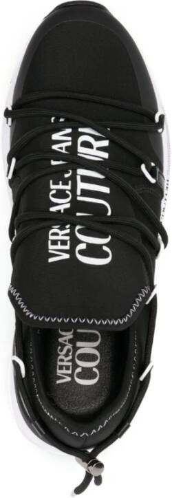 Versace Jeans Couture Zwarte Sneakers CV Collectie Zwart Heren
