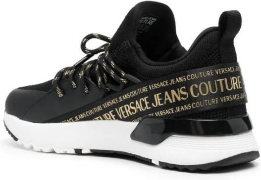 Versace Jeans Couture Zwarte Sneakers CV Zwart Dames