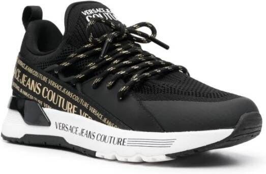 Versace Jeans Couture Zwarte Sneakers CV Zwart Dames