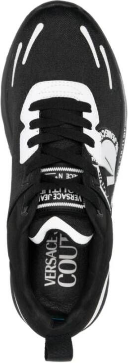 Versace Jeans Couture Zwarte Sneakers Stijlvol Model Zwart Heren