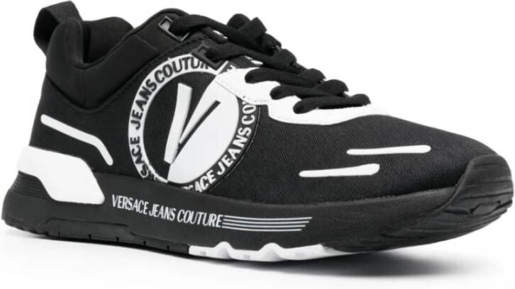 Versace Jeans Couture Zwarte Sneakers Stijlvol Model Zwart Heren