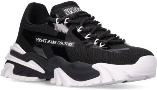 Versace Jeans Couture Zwarte Sneakers van Zwart Heren