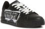 Versace Jeans Couture Zwarte Fondo Court Sneakers met Inscriptie Black Heren - Thumbnail 14
