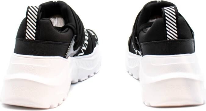 Versace Jeans Couture Zwarte Speedtrack Sneakers voor Heren Black Heren