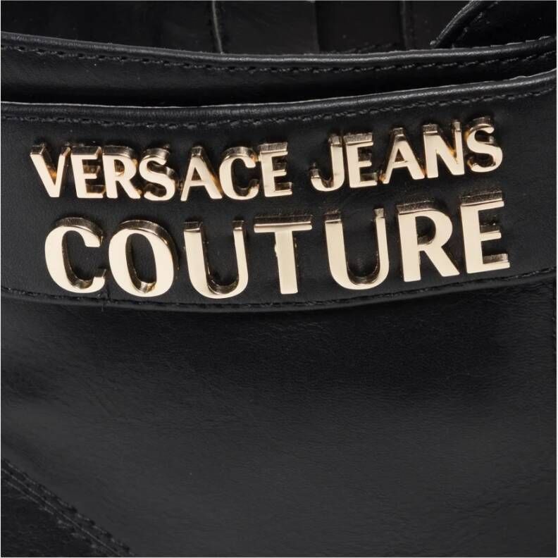 Versace Jeans Couture Zwarte Winterlaarzen Stijlvol Model