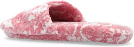 Versace Katoenen pantoffels Pink Unisex