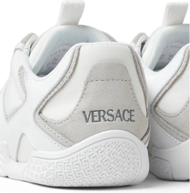 Versace Lace-Up Sneakers met Logo Pull-Tab