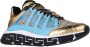 Versace Lage sneakers met contrasterende inzetstukken Multicolor Heren - Thumbnail 2