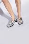 Versace Grijze Leren Instaploafers - Thumbnail 2