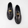 Versace Medusa Plaque Zwarte Kalfleren Mocassins Black Heren - Thumbnail 25