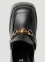 Versace Medusa Vierkanteeus Leren Pumps Black Dames - Thumbnail 12