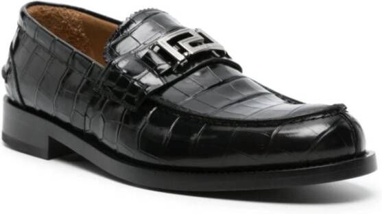 Versace Loafers Black Heren