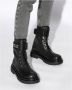 Versace Jeans Couture Zwarte enkellaarzen voor vrouwen Black Dames - Thumbnail 15