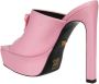 Versace Logo Detail Leren Muiltjes - Thumbnail 2