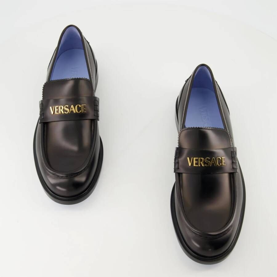 Versace Logo Loafers