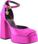 Versace Luxe Roze Satijnen Dcolleté Schoenen Pink Dames - Thumbnail 2