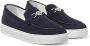 Versace Navy Blauwe Slip-On Medusa Plaque Blue Heren - Thumbnail 5