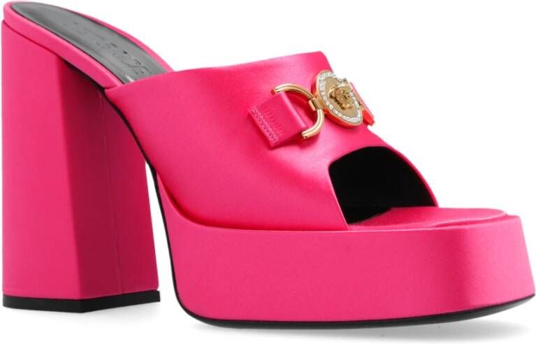 Versace Medusa 95 platform mules Roze Dames