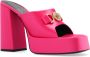 Versace Medusa 95 platform mules Roze Dames - Thumbnail 7