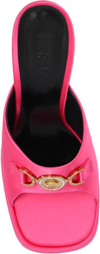 Versace Medusa 95 platform mules Roze Dames