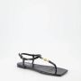 Versace Zwarte Sandalen met Slangenprint Leer Black Dames - Thumbnail 4