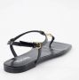 Versace Zwarte Sandalen met Slangenprint Leer Black Dames - Thumbnail 6