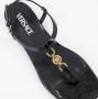 Versace Zwarte Sandalen met Slangenprint Leer Black Dames - Thumbnail 7