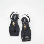 Versace Zwarte Sandalen met Slangenprint Leer Black Dames - Thumbnail 8