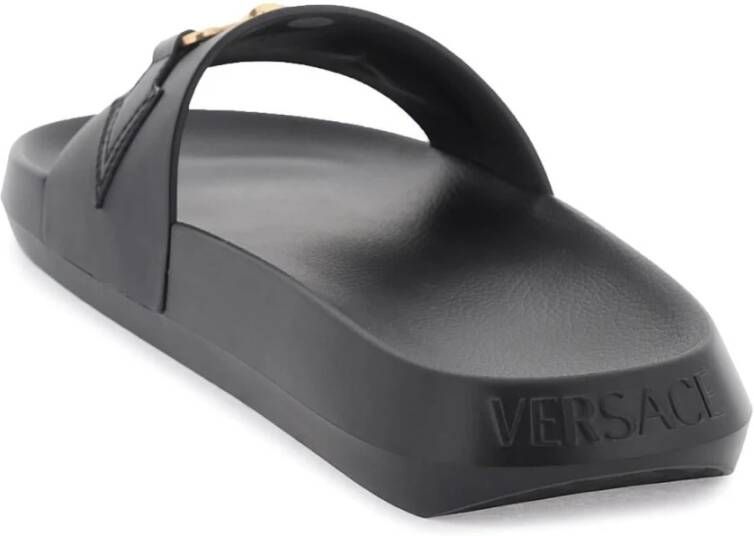 Versace Luxe Medusa Biggie Slides Black Heren