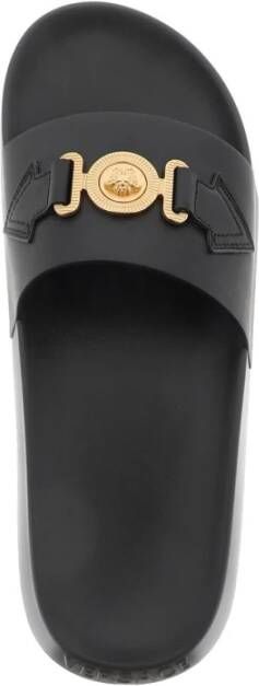 Versace Luxe Medusa Biggie Slides Black Heren