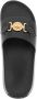Versace Goudkleurige Medusa Open Teen Slides Zwart Heren - Thumbnail 12