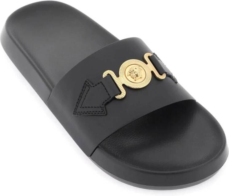 Versace Luxe Medusa Biggie Slides Black Heren