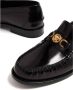 Versace Medusa Plaque Zwarte Kalfleren Mocassins Black Heren - Thumbnail 12