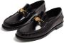 Versace Medusa Plaque Zwarte Kalfleren Mocassins Black Heren - Thumbnail 14
