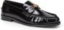 Versace Leren instapper met Medusa-plaquette Black Dames - Thumbnail 11