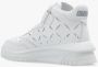 Versace Leren Sneakers met Lasersnijwerk White Heren - Thumbnail 6